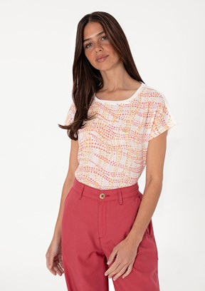 US POLO ASSN Turuncu Kadın Regular T-shirt
