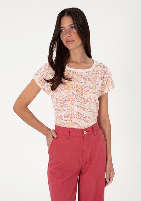 US POLO ASSN Turuncu Kadın Regular T-shirt