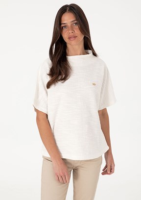 US POLO ASSN Beyaz Kadın Comfort T-Shirt