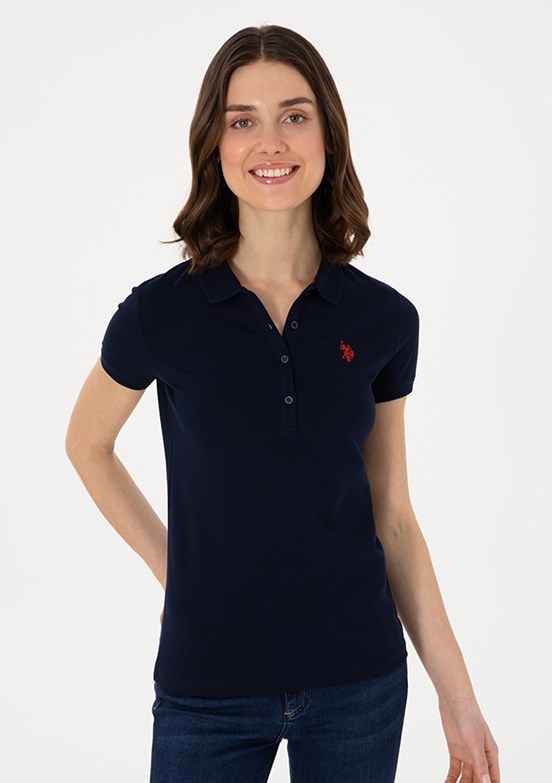 US POLO ASSN Lacivert Kadın Basic T-shirt