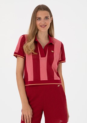 US POLO ASSN Mor Kadın Comfort T-Shirt