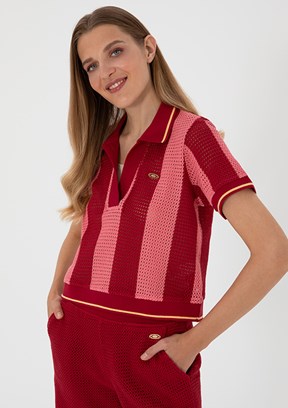 US POLO ASSN Mor Kadın Comfort T-Shirt
