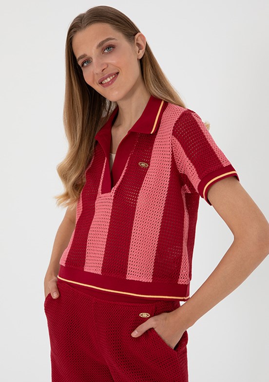US POLO ASSN Mor Kadın Comfort T-Shirt