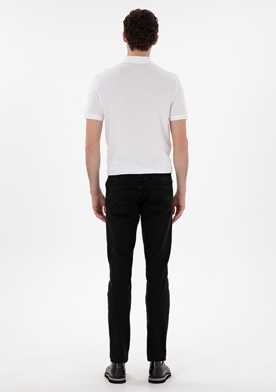 PİERRE CARDİN Antrasit Erkek Slim Jean Pantolon