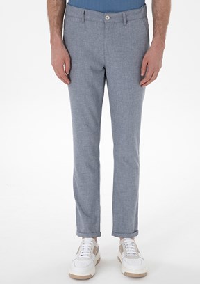 PİERRE CARDİN Mavi Erkek Slim Pantolon