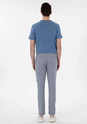 PİERRE CARDİN Mavi Erkek Slim Pantolon
