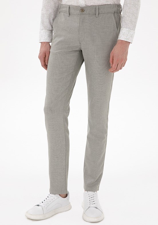 PİERRE CARDİN Yeşil Erkek Slim Pantolon