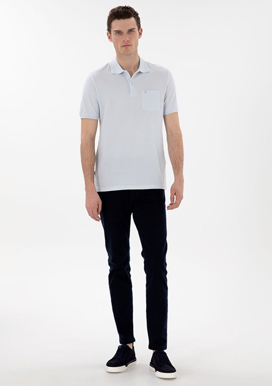 PİERRE CARDİN Erkek Lacivert Slim Jean Pantolon