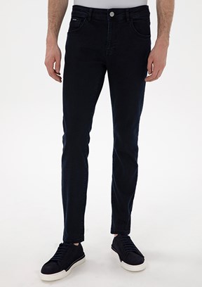 PİERRE CARDİN Erkek Lacivert Slim Jean Pantolon