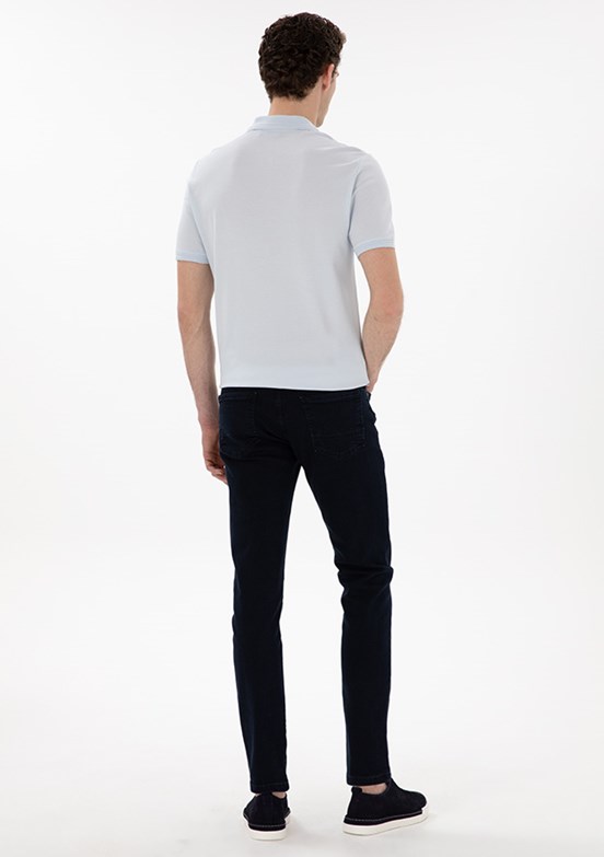 PİERRE CARDİN Erkek Lacivert Slim Jean Pantolon