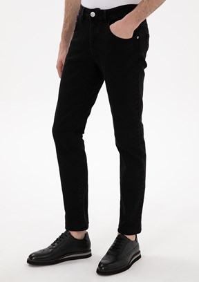 PİERRE CARDİN Erkek Antrasit Slim Jean Pantolon