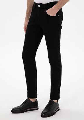 PİERRE CARDİN Erkek Antrasit Slim Jean Pantolon