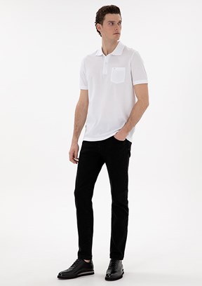 PİERRE CARDİN Erkek Antrasit Slim Jean Pantolon