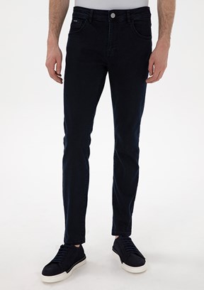 PİERRE CARDİN Erkek Lacivert Slim Jean Pantolon