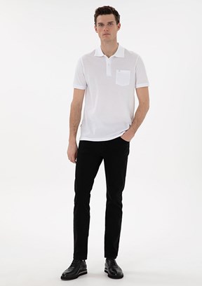 PİERRE CARDİN Erkek Antrasit Slim Jean Pantolon