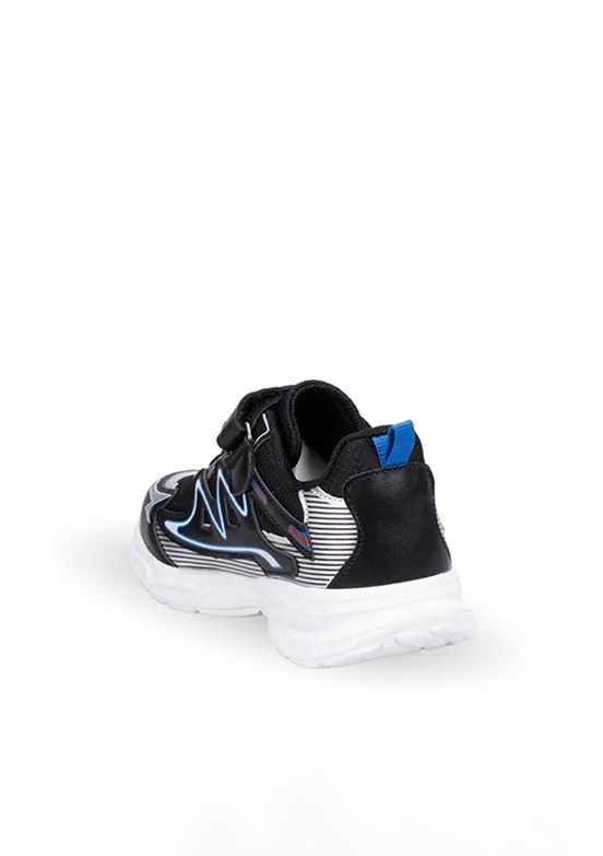 FORELLİ Siyah Unisex Çocuk Casual Ayakkabı