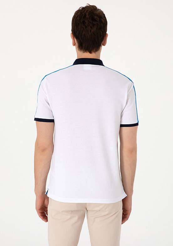 US POLO ASSN Beyaz Erkek Regular T-Shirt