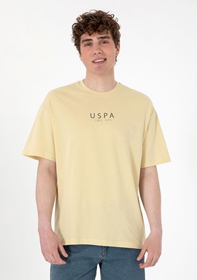 US POLO ASSN Yeşil Erkek Cropped T-Shirt