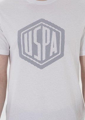 US POLO ASSN Beyaz Erkek Regular T-Shirt