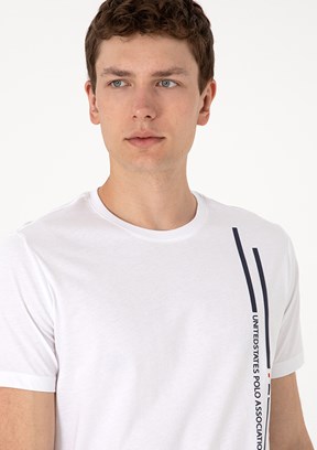 US POLO ASSN Beyaz Erkek Regular T-Shirt