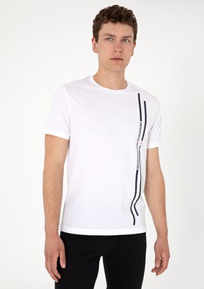 US POLO ASSN Beyaz Erkek Regular T-Shirt