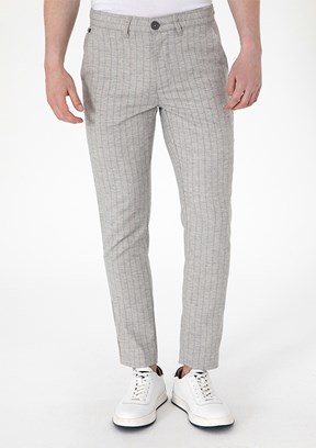 US POLO ASSN Gri Erkek Chino Pantolon