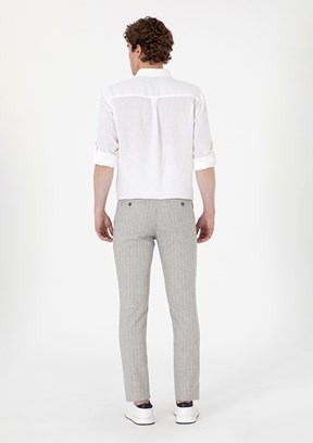 US POLO ASSN Gri Erkek Chino Pantolon