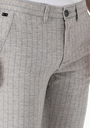 US POLO ASSN Gri Erkek Chino Pantolon