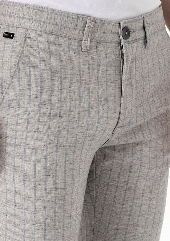 US POLO ASSN Gri Erkek Chino Pantolon