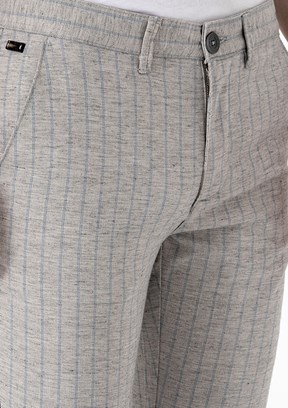 US POLO ASSN Gri Erkek Chino Pantolon