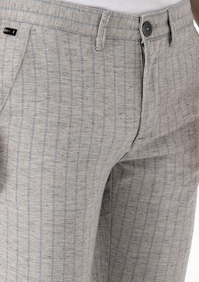 US POLO ASSN Gri Erkek Chino Pantolon