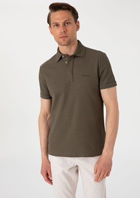 PİERRE CARDİN Yeşıl Erkek Basic T-Shirt