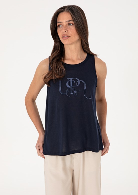 US POLO ASSN Lacivert Kadın Örme T-Shirt