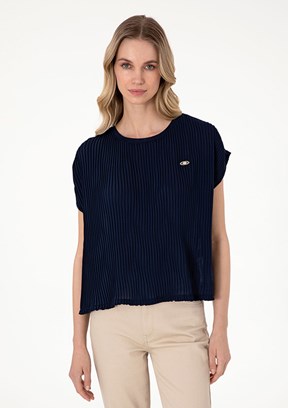 US POLO ASSN Lacivert Kadın A-Form Fit T-Shirt