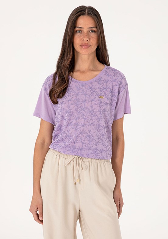 US POLO ASSN Mor Kadın Comfort T-Shirt