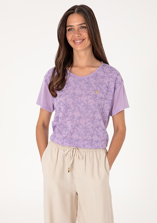 US POLO ASSN Mor Kadın Comfort T-Shirt