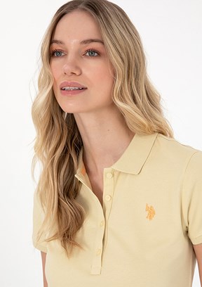 US POLO ASSN Yeşil Kadın Örme T-Shirt