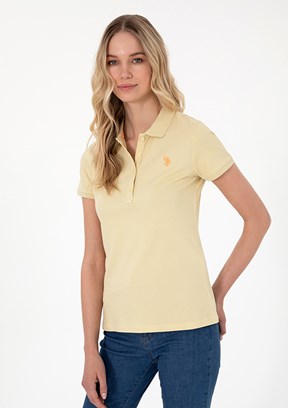 US POLO ASSN Yeşil Kadın Örme T-Shirt