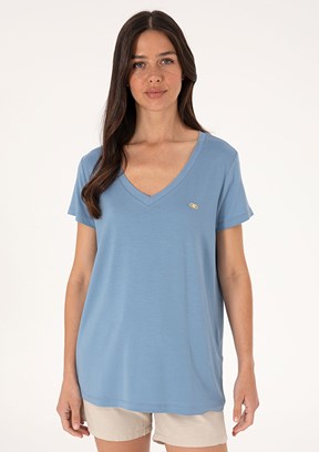 US POLO ASSN Mavi Kadın Basic T-Shirt