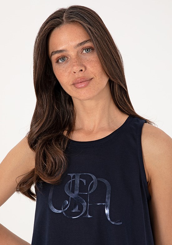 US POLO ASSN Lacivert Kadın Culotte T-Shirt