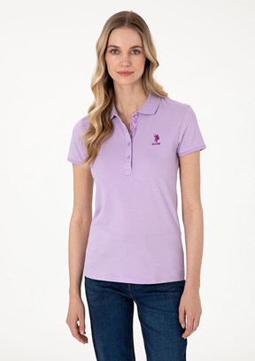 US POLO ASSN Mor Kadın Slim T-Shirt