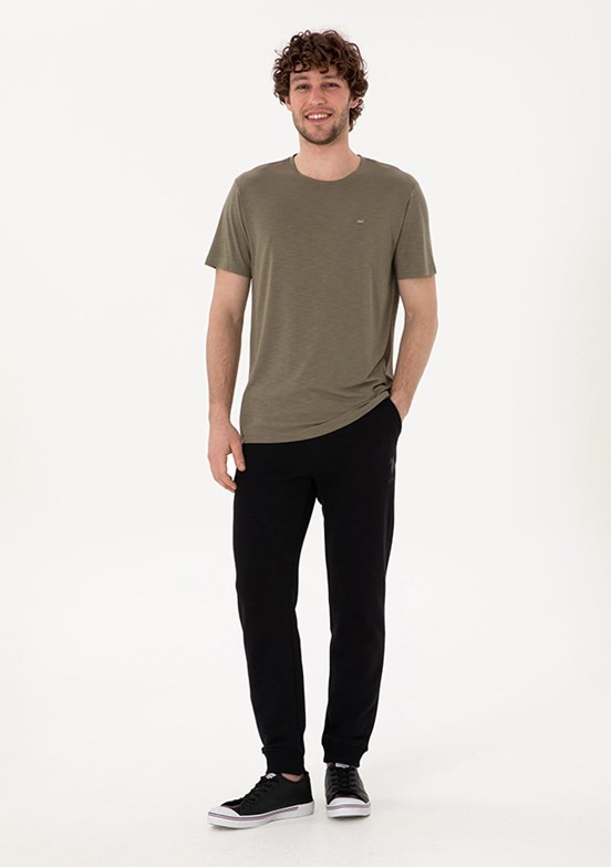 US POLO ASSN Siyah Erkek Slim Pantolon