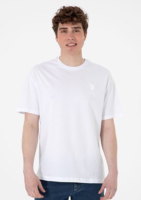 US POLO ASSN Beyaz Erkek Comfort T-Shirt