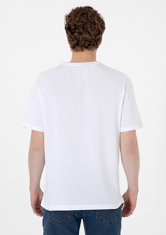 US POLO ASSN Beyaz Erkek Comfort T-Shirt