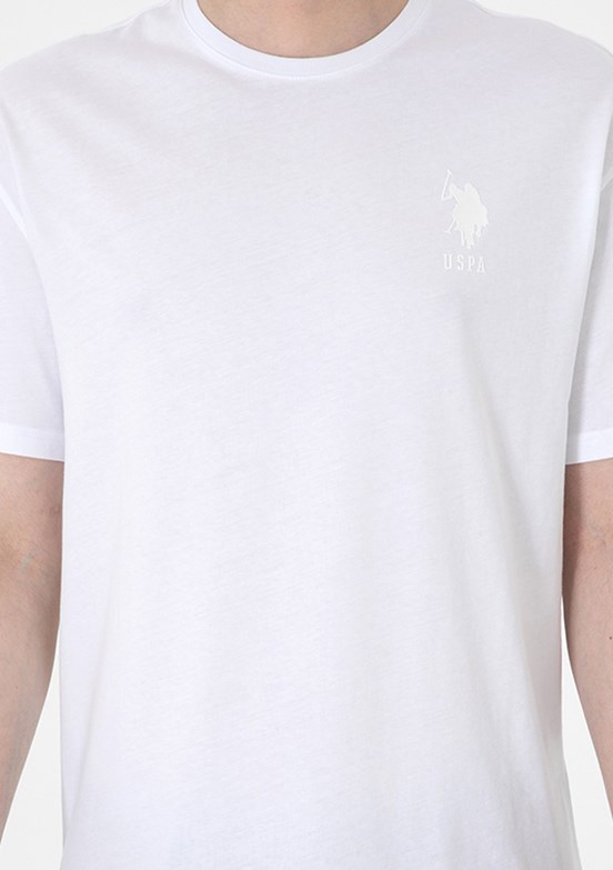 US POLO ASSN Beyaz Erkek Comfort T-Shirt