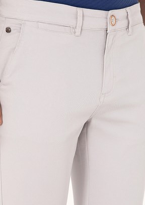US POLO ASSN Gri Erkek Chino Pantolon