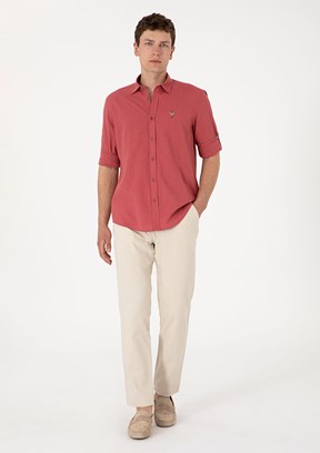 US POLO ASSN Bej Erkek Chino Pantolon