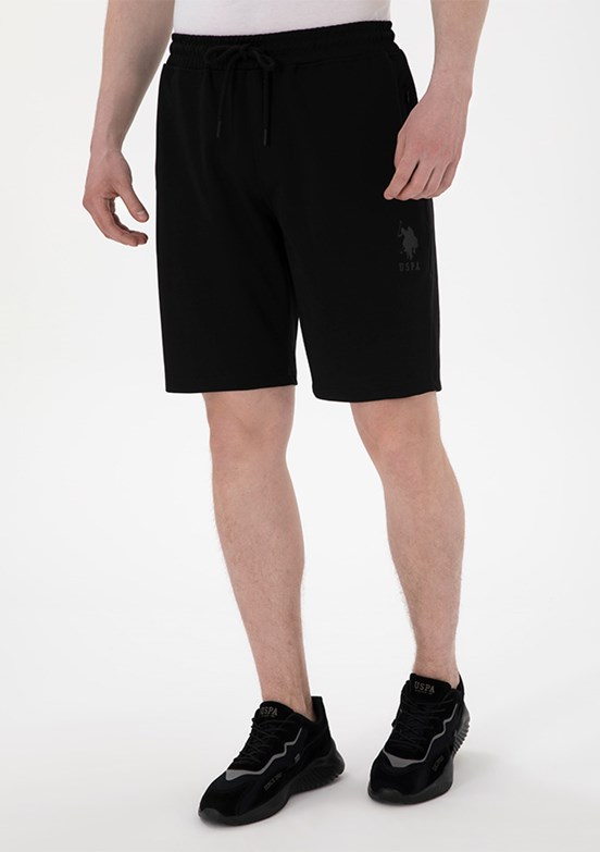 US POLO ASSN Siyah Erkek Bermuda Şort