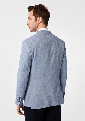 SÜVARİ Mavi Erkek Slim Ceket