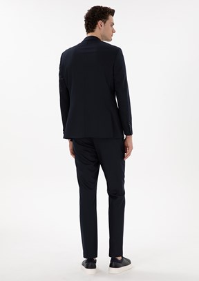 PİERRE CARDİN Lacıvert Erkek Slim Takım Elbise